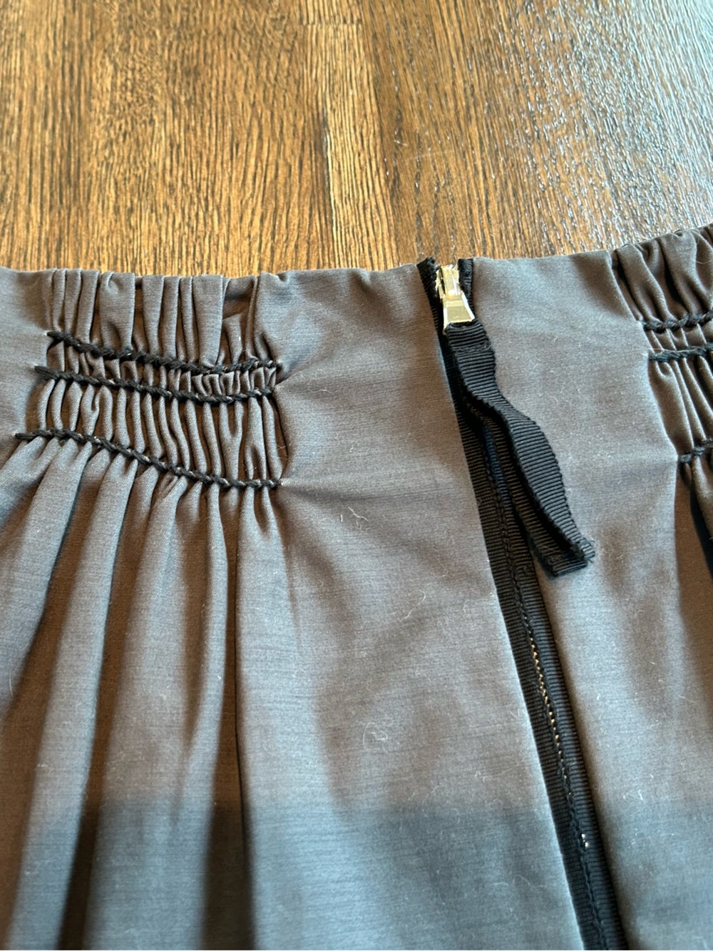 Schumacher gray skirt pleats classic Fancy - size 2 - Picture 5 of 6